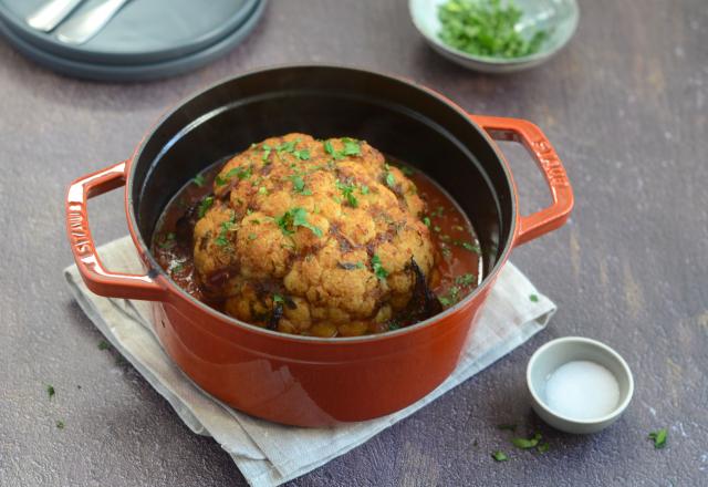 Chou-fleur rôti à la cocotte