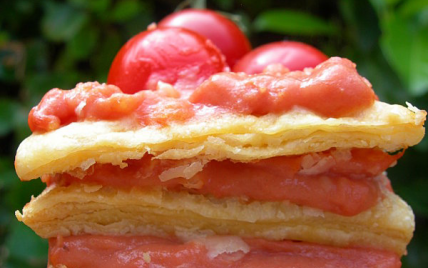 Mille-feuilles de tomates