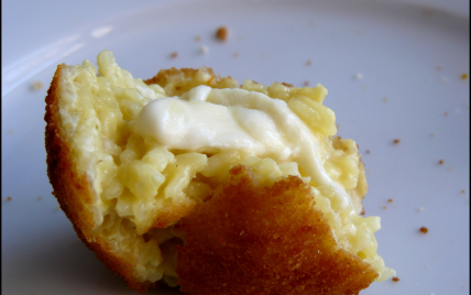 Arancine alla mozzarella