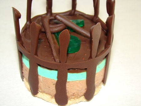 Bavarois chocolat et menthe