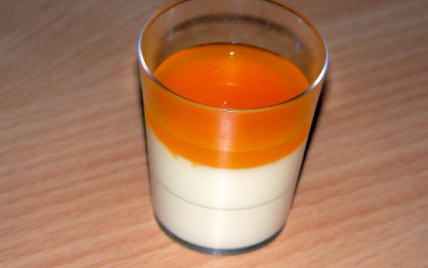 Panna cotta à la crème fleurette