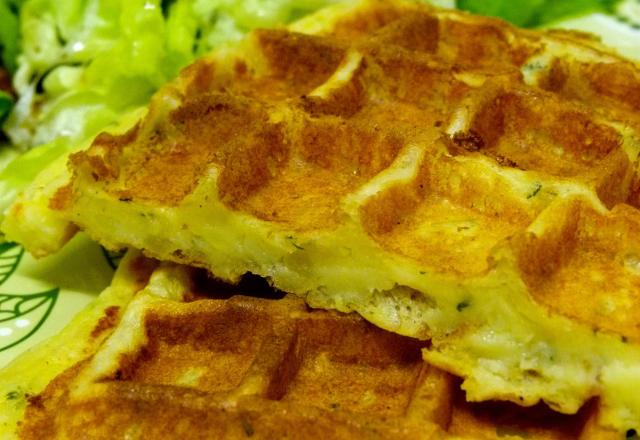 Gaufre tartiflette