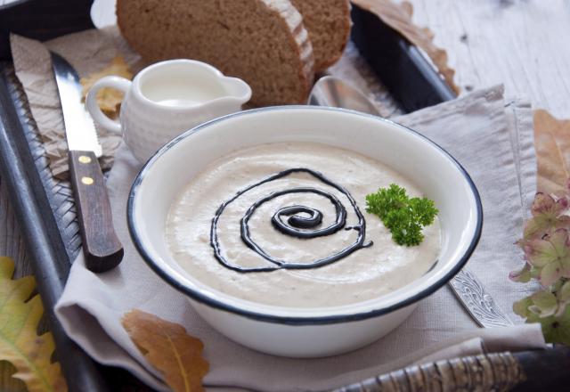 Velouté de topinambours au curry