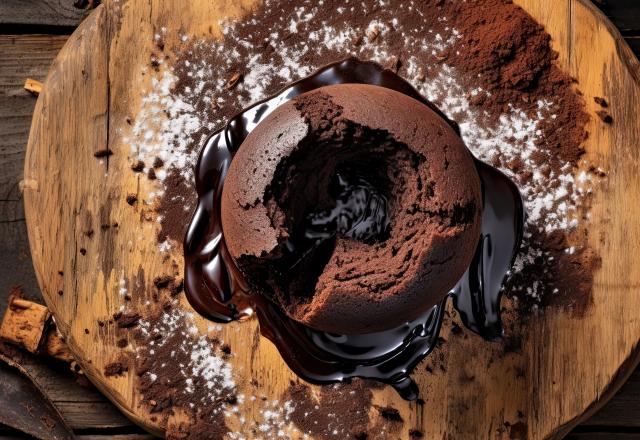 Laurent Mariotte dévoile la recette d’un gâteau au chocolat cru-cuit avec un cœur coulant terriblement gourmand