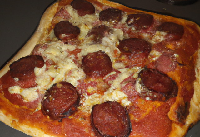 Pizza Maison à la saucisse