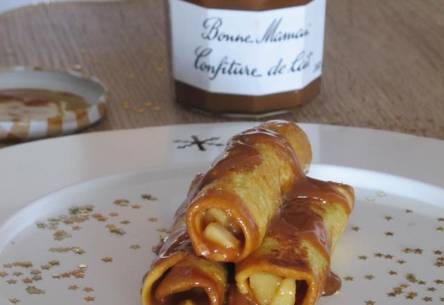 Pain perdu roulé Confiture de Lait Bonne Maman