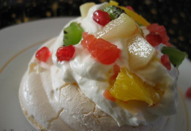 Pavlova aux fruits facile