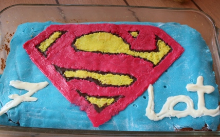 Gateau Superman