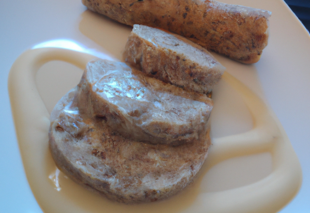 Boudin blanc à la confiture