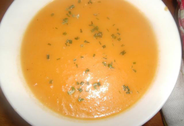 Soupe aux carottes rapide