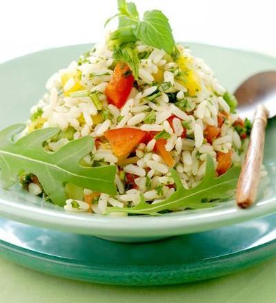 Salade de riz végétarienne