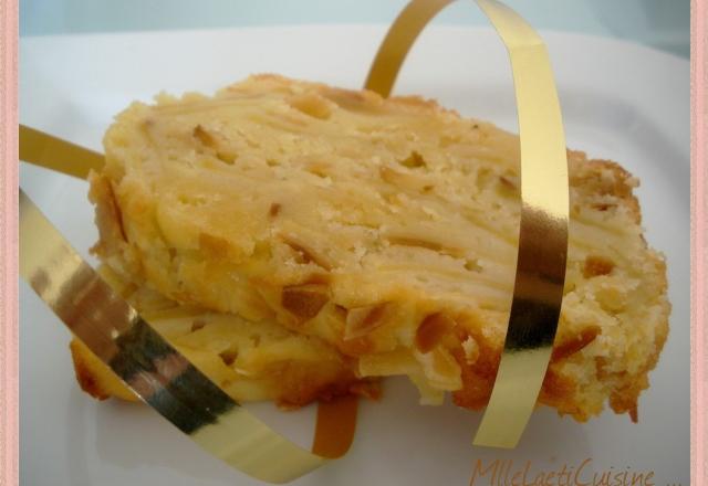 Cake aux pommes et amandes