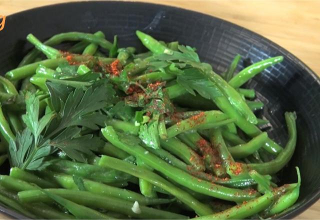 Haricots verts au beurre