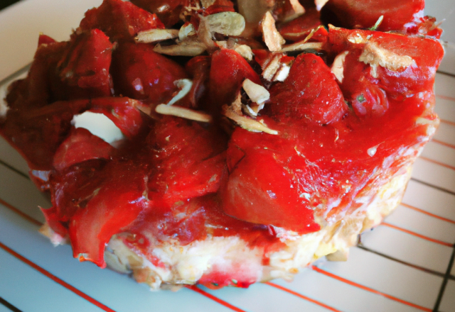 Gâteau aux fraises inratable