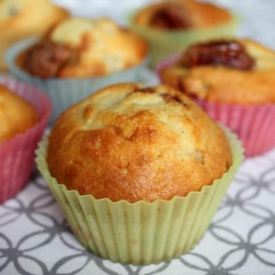 Muffins à la banane et aux noix de pécan caramélisées au sirop d'érable