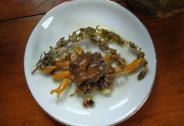 Chanterelles au vinaigre et 5 baies