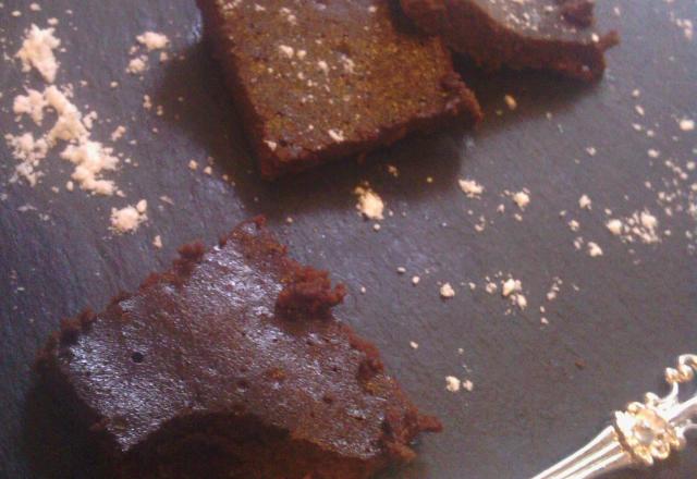 Fondant au chocolat et crème de marrons