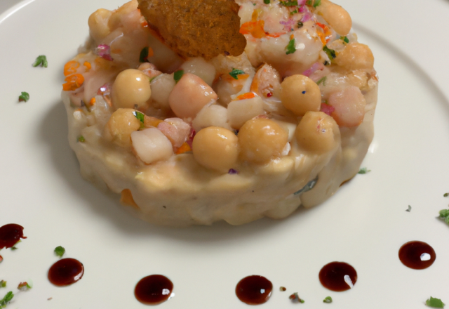 Tartare de Saint Jacques aux Champerloises