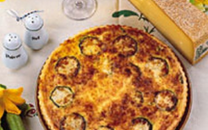 Tarte à la courgette et au Comté