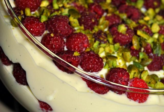 Trifle framboises et spritz