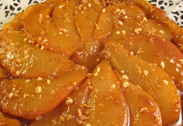 Tarte tatin aux poires maison