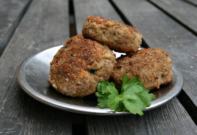 Boulettes de pois chiches, amandes et épinards