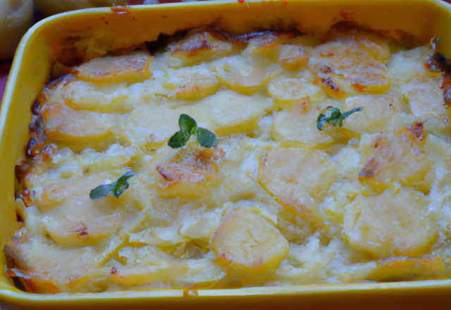 Gratin de pommes de terre facile