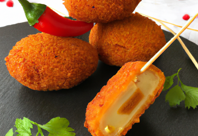 Croquette de pâté, au piment d'Espelette