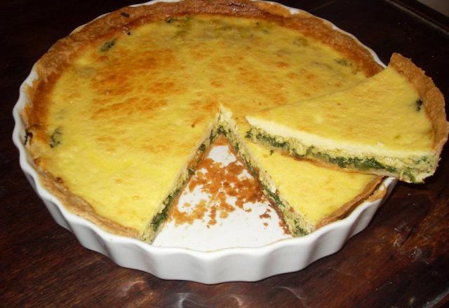 Quiche épinards escalope de dinde