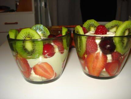 Dessert ou goûter fruit frais