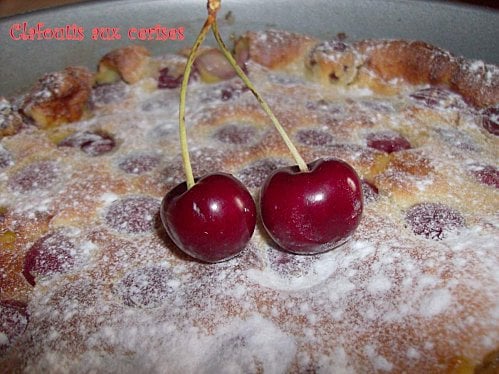 Clafoutis cerises noires