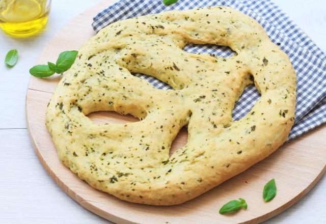 Fougasse aux herbes