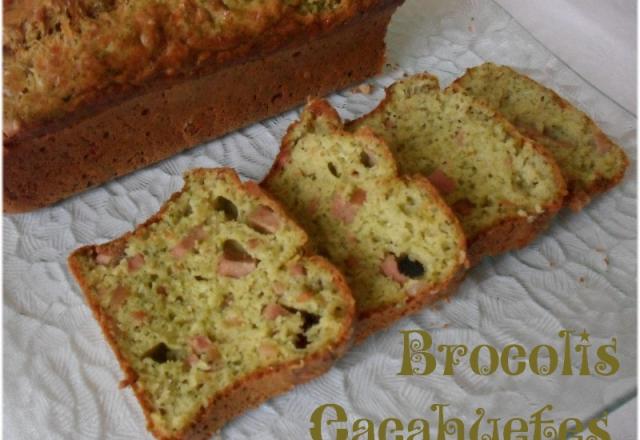 Cake brocolis - cacahuètes