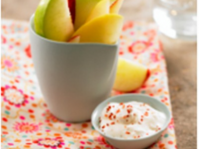 Batonnets de pommes crème fouettée au bacon