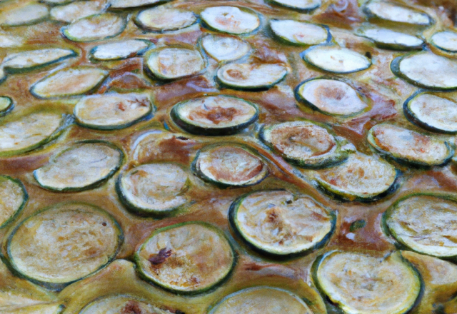 Tarte aux courgettes et maroilles