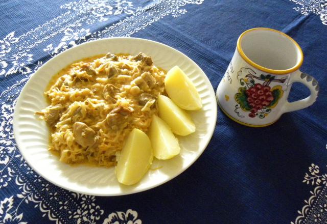 Goulasch à la choucroute