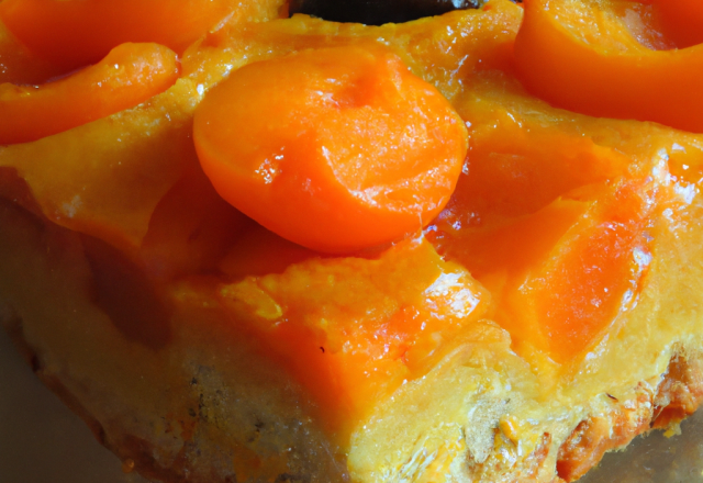 Gâteau aux abricots économique