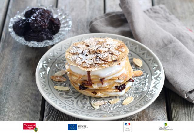 Pastilla au lait et aux pruneaux d'Agen