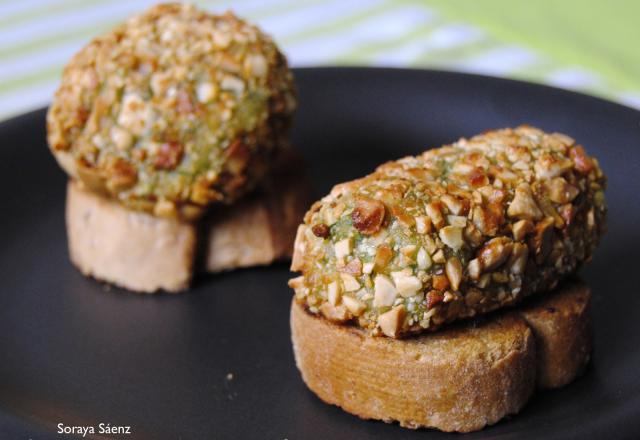 Croquettes d'épinards aux amandes