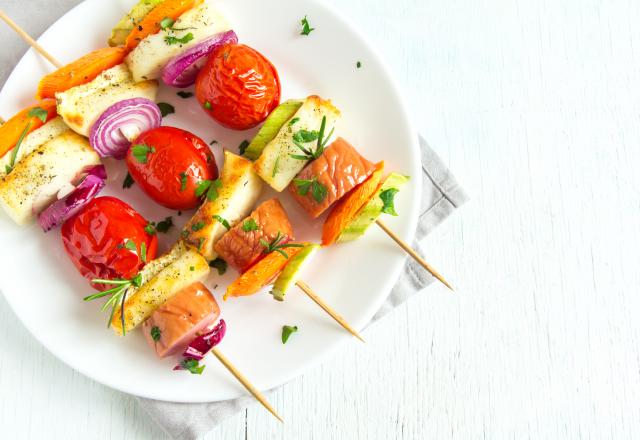 5 brochettes de légumes parfaites pour l'apéro