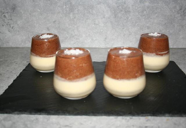 Duo de verrine chocolat au deux façons