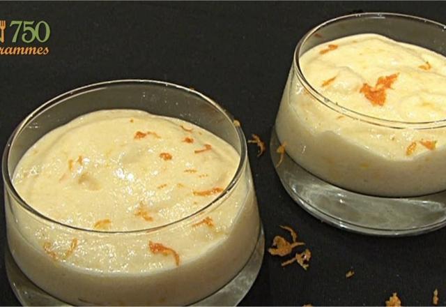 Mousse à l'orange fondante