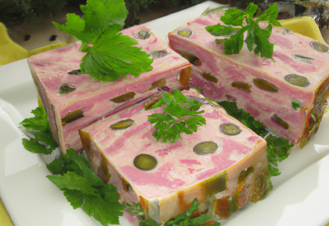 Terrine de légumes au jambon