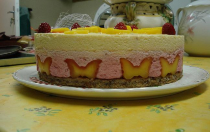 Bavarois Framboise mangue