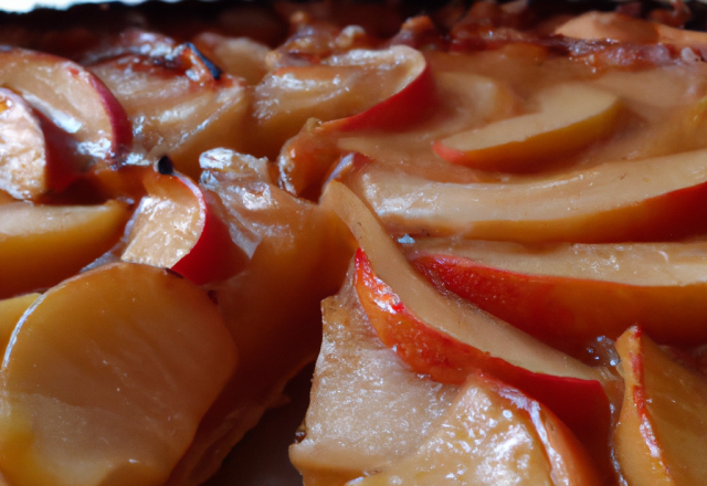 Tarte aux pommes fait maison