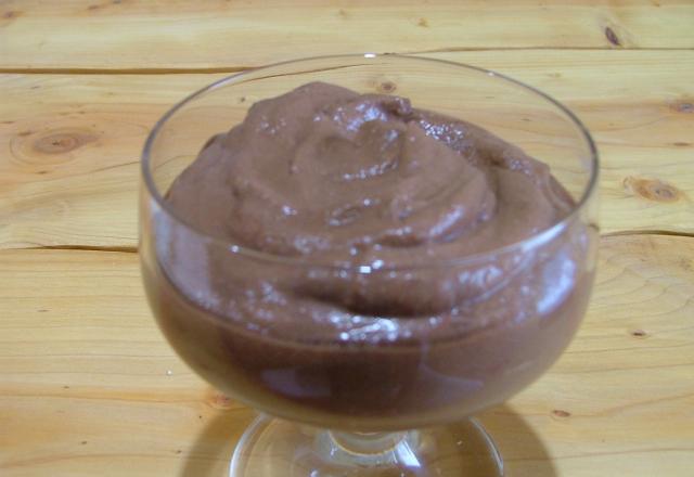 Mousse au chocolat aromatisée