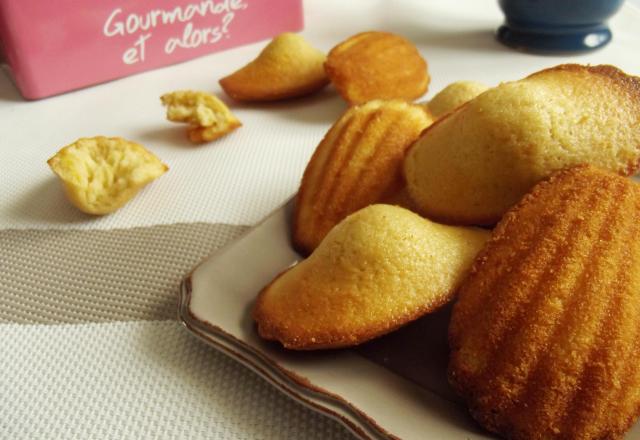 Madeleines au citron allégées