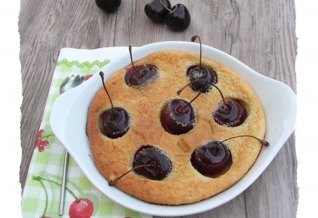 Clafoutis aux cerises noires maison