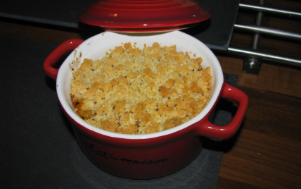 Cocotte de crumble aux légumes