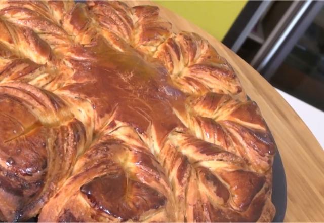 Brioche flocon de neige ou étoile, jolie et délicieuse